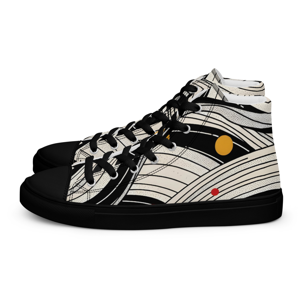 mens-high-top-canvas-shoes-black-left-69f788a08a20a  PNG