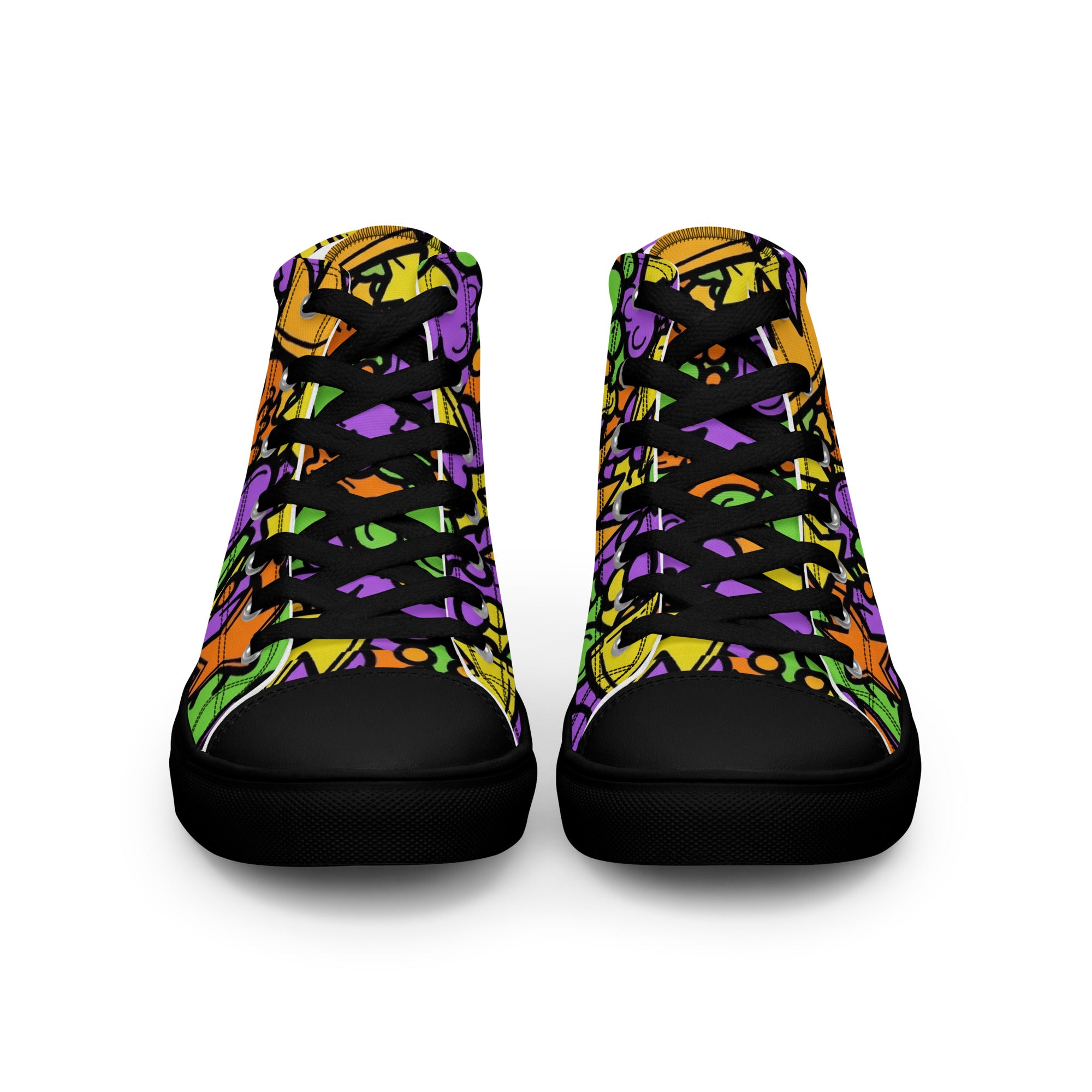Men’s high top canvas shoes