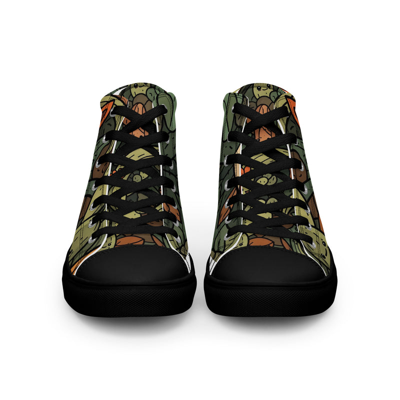 Men’s high top canvas shoes