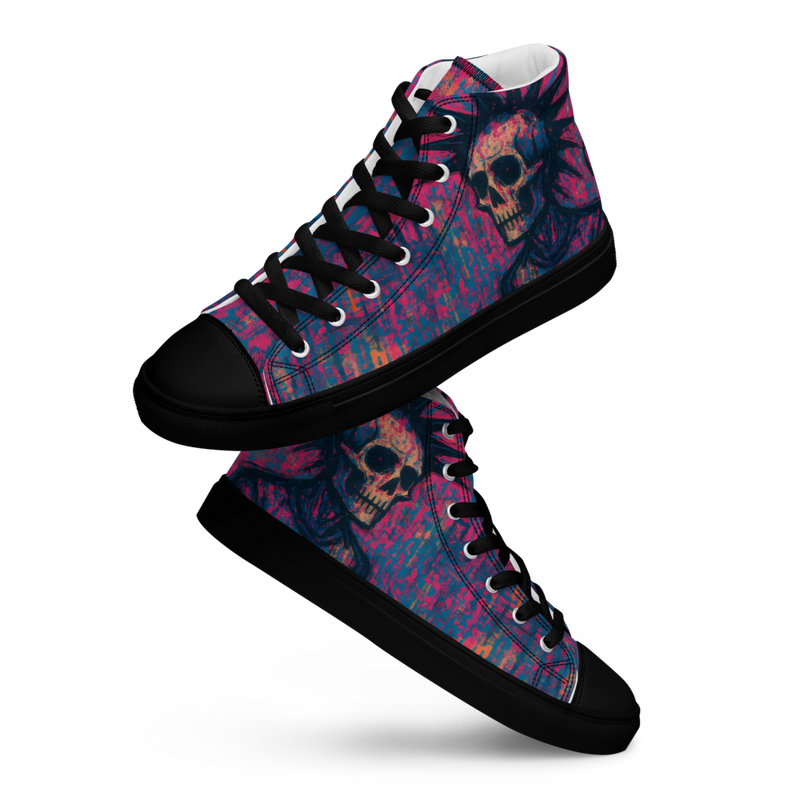 Men’s high top canvas shoes