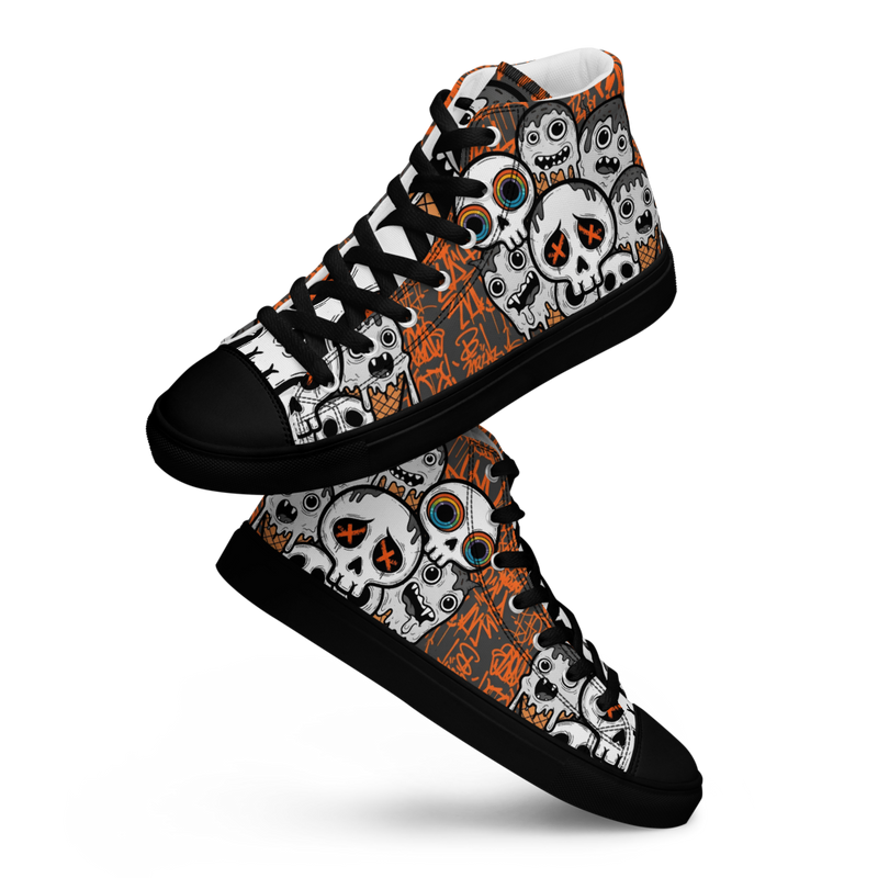 Men’s high top canvas shoes