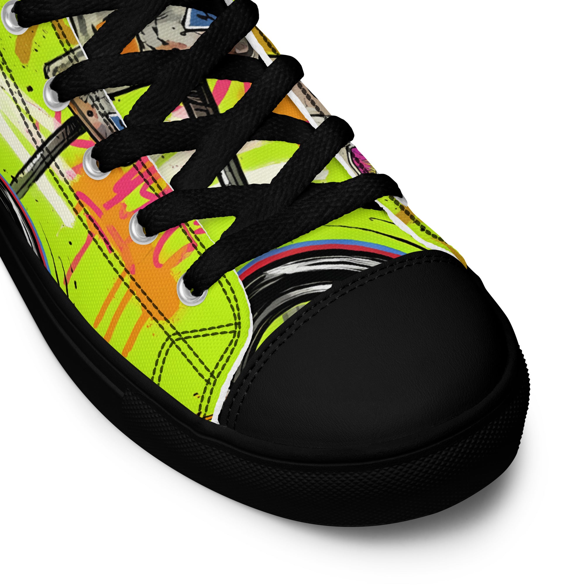 Men’s high top canvas shoes