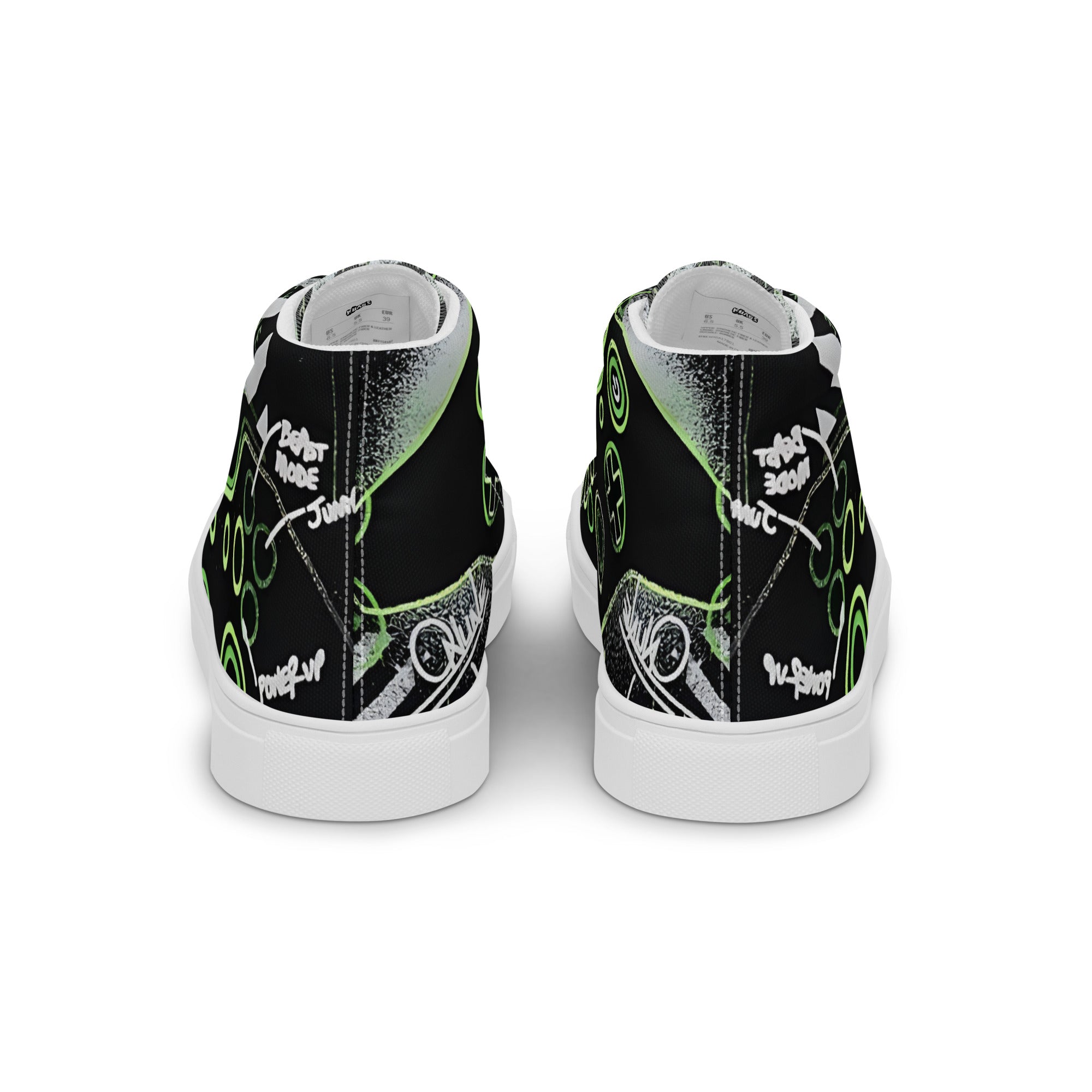 Men’s high top canvas shoes
