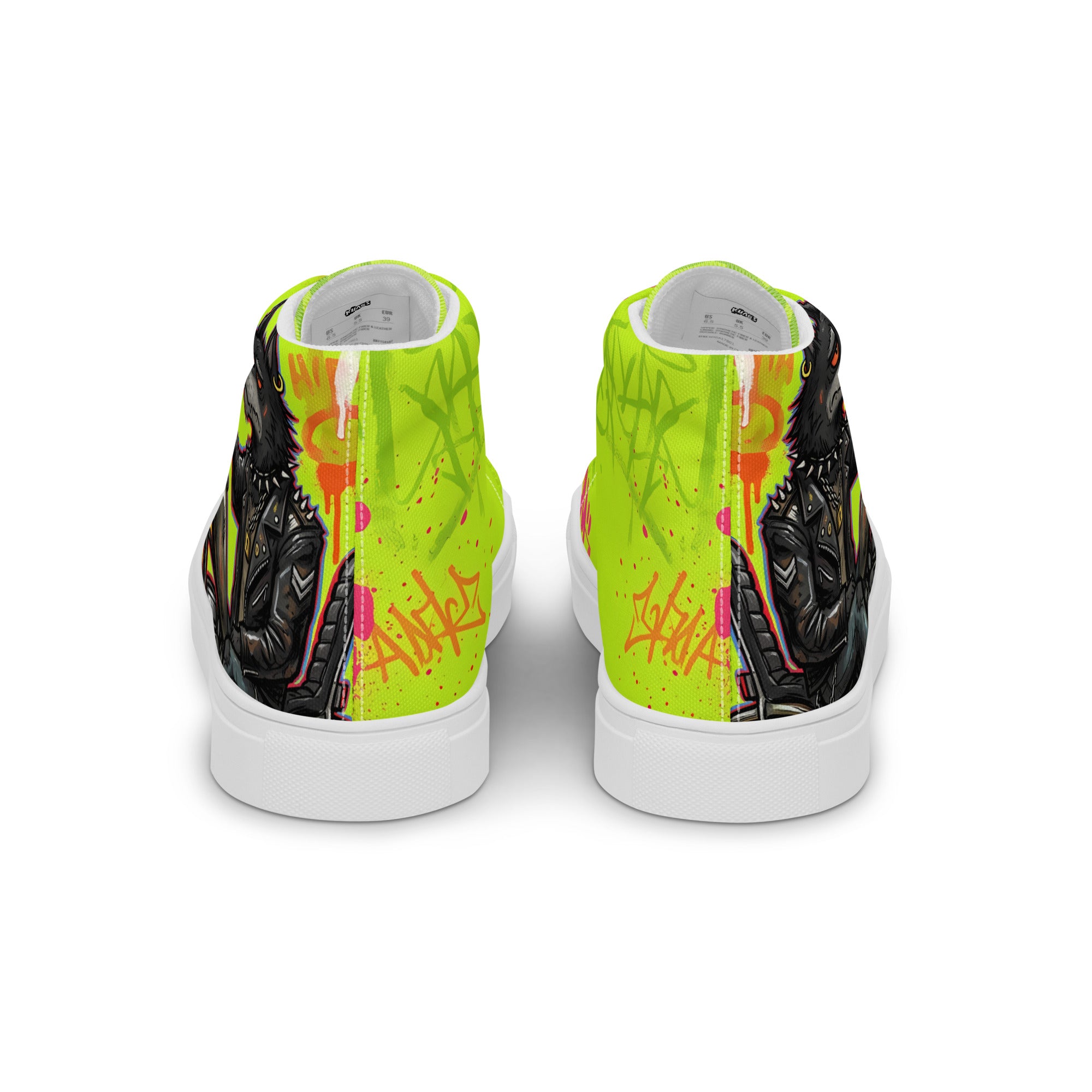 Men’s high top canvas shoes