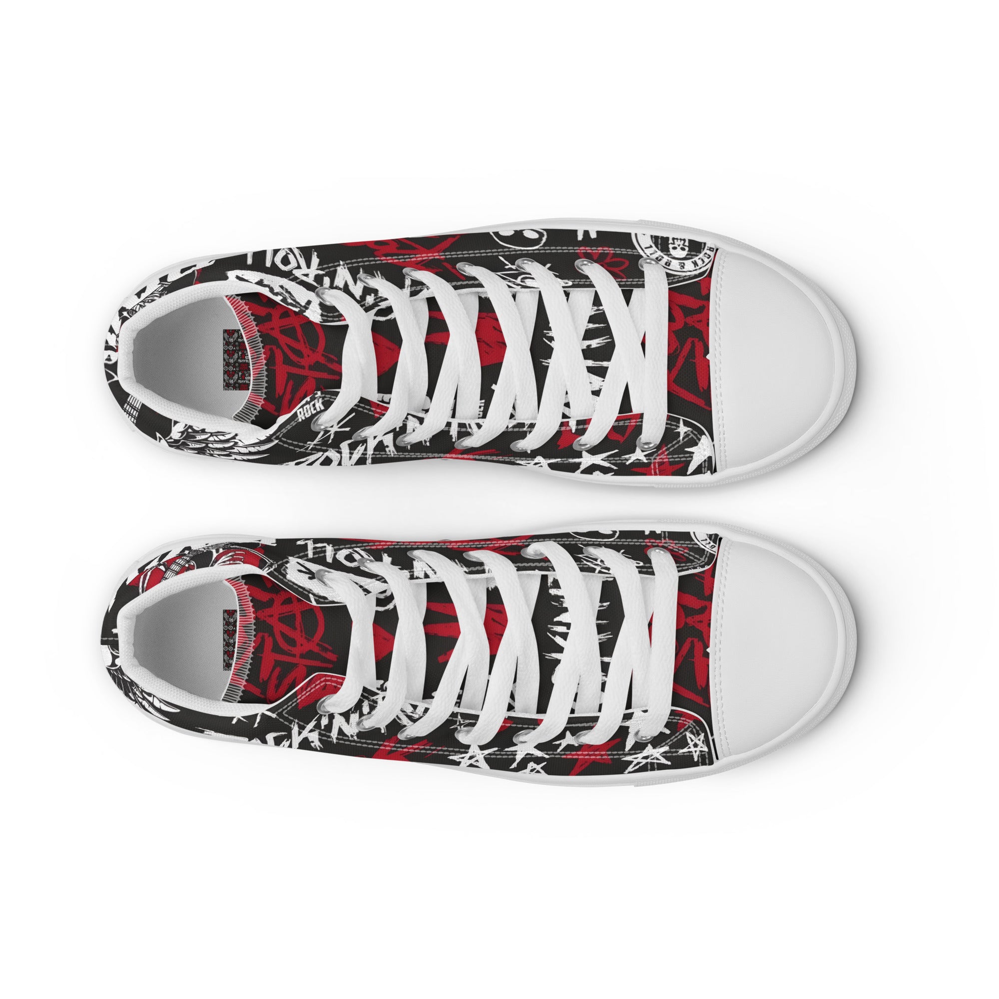 Men’s high top canvas shoes