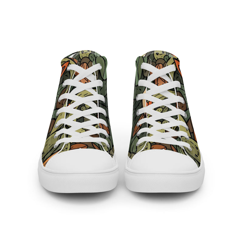 Men’s high top canvas shoes