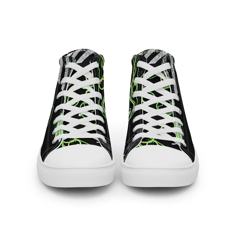 Men’s high top canvas shoes