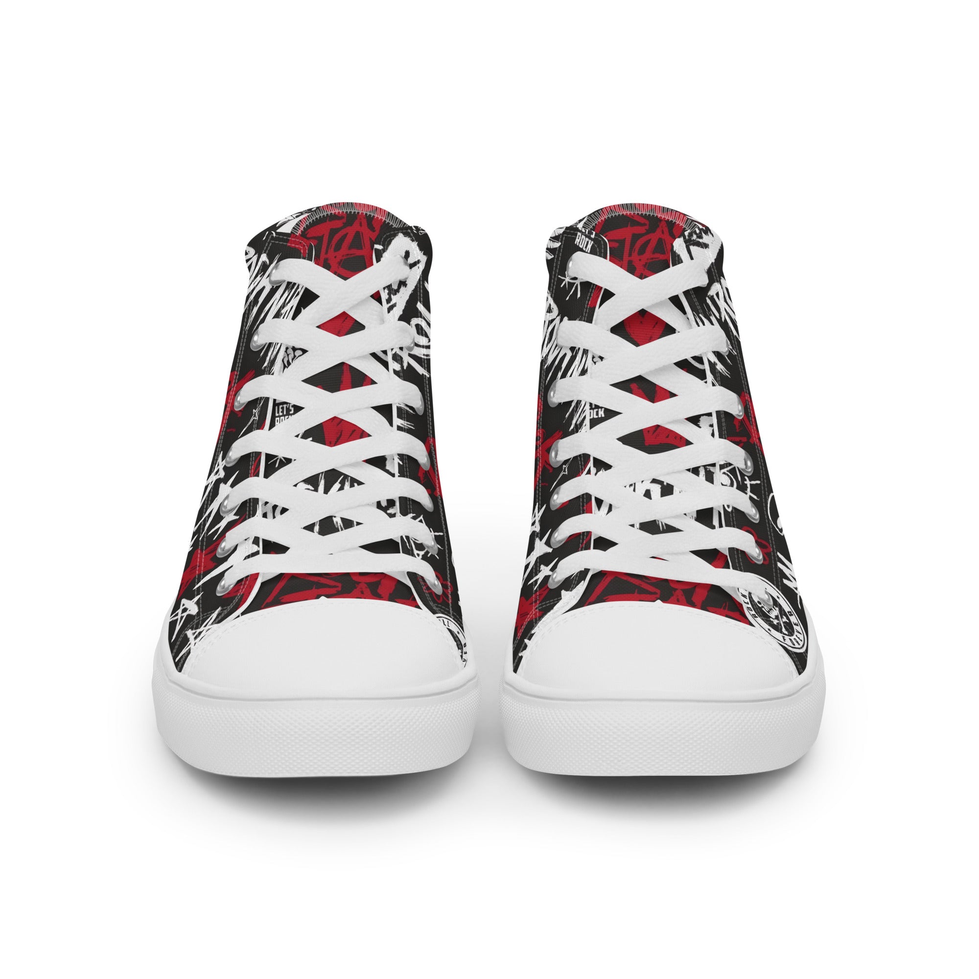 Men’s high top canvas shoes