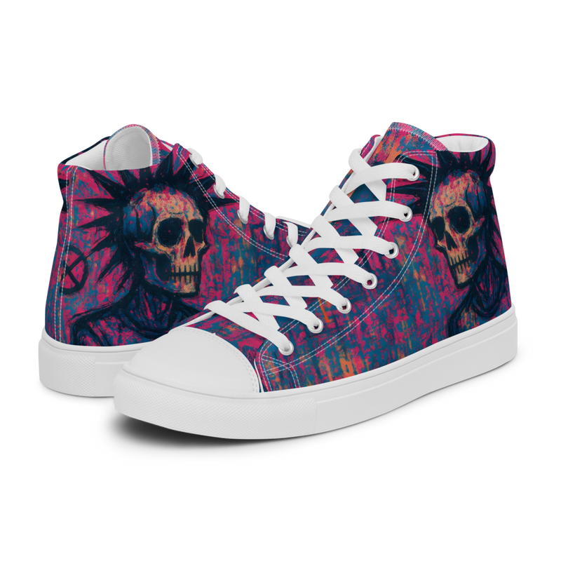 Men’s high top canvas shoes