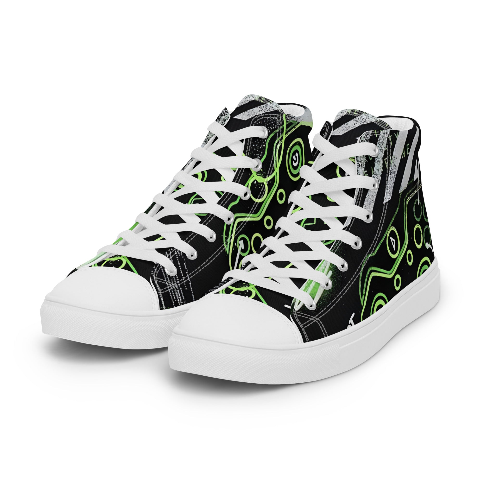 Men’s high top canvas shoes