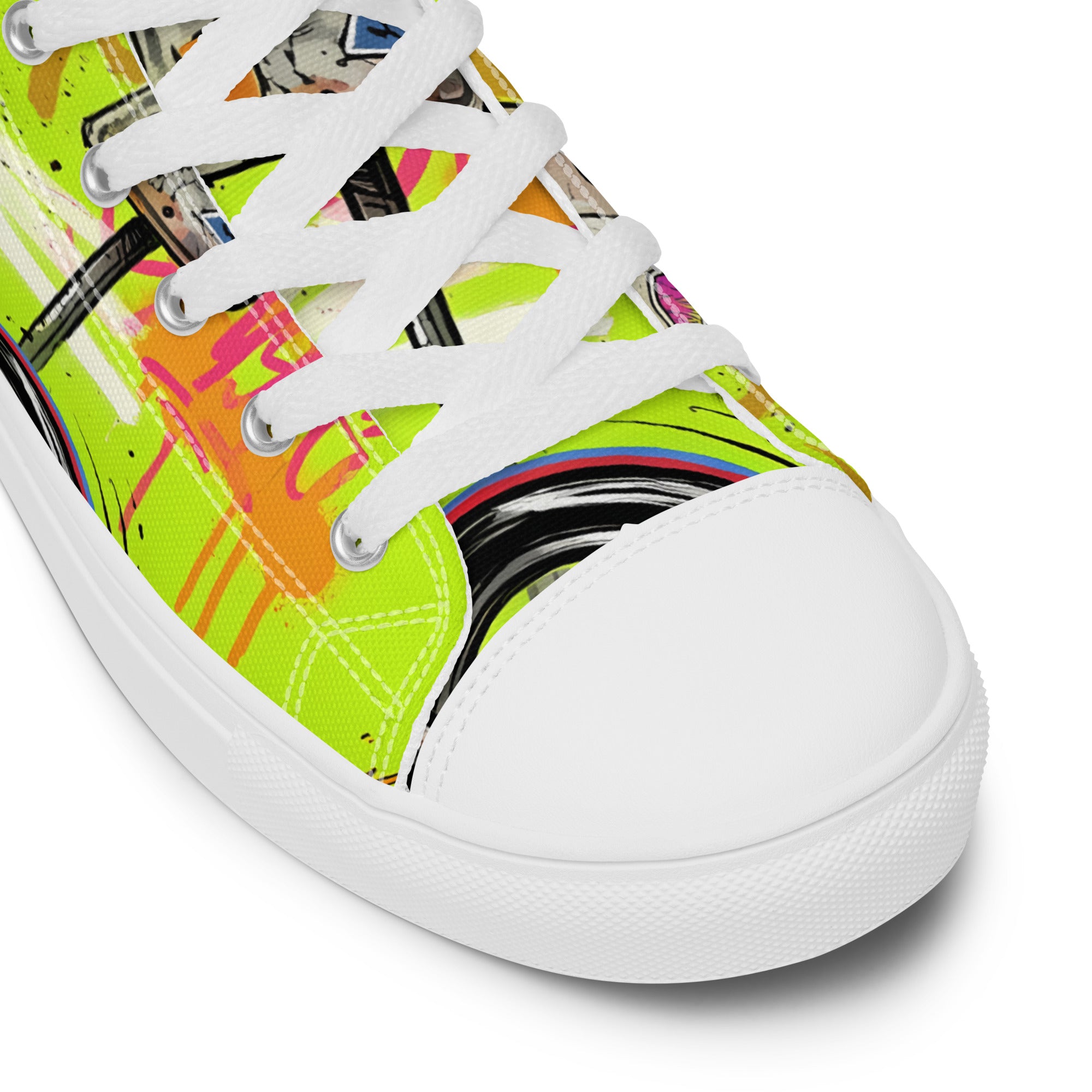 Men’s high top canvas shoes