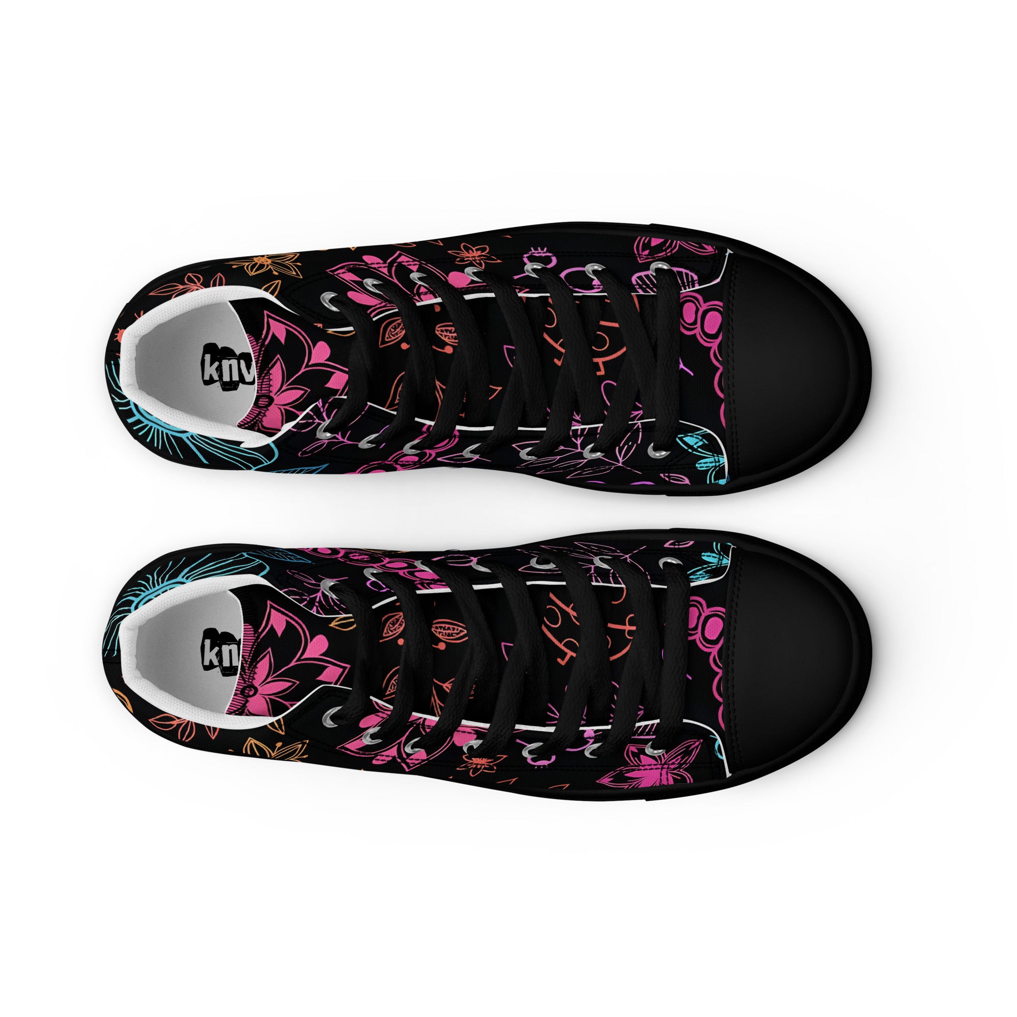 Women’s high top canvas shoes