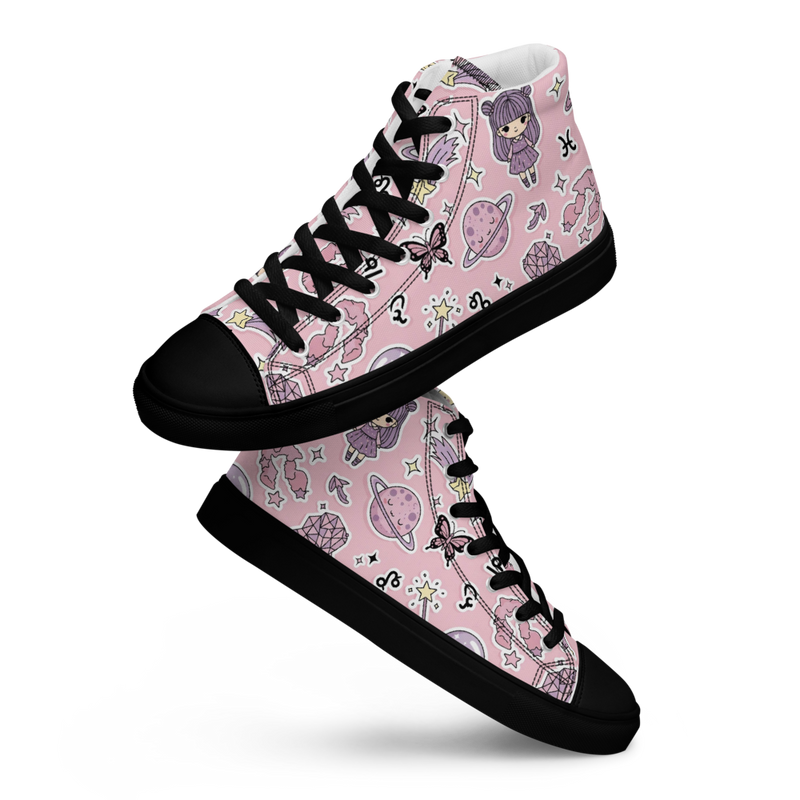 Women’s high top canvas shoes
