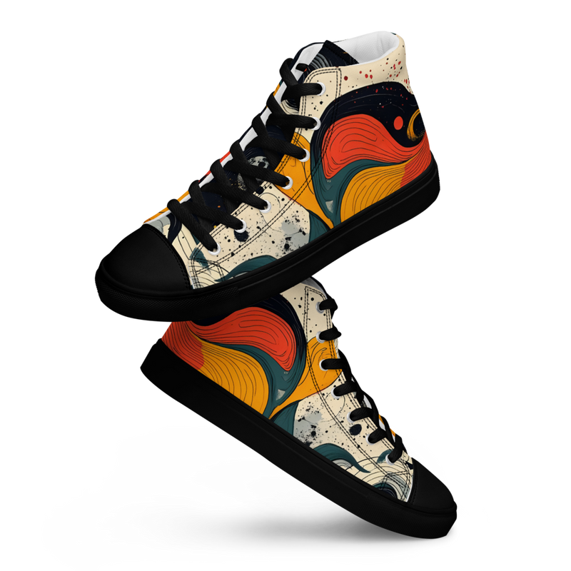 Women’s high top canvas shoes