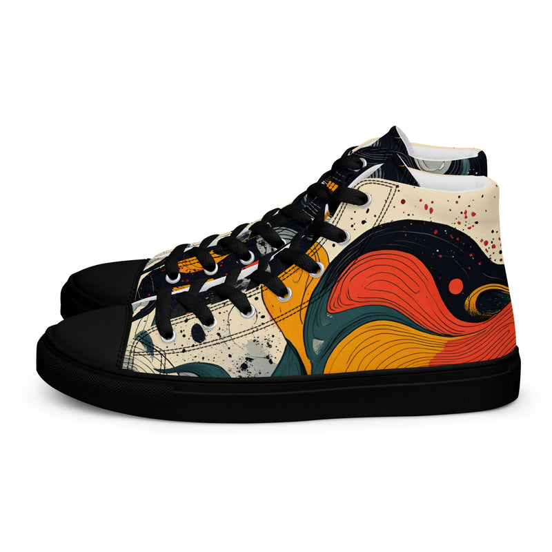 Women’s high top canvas shoes