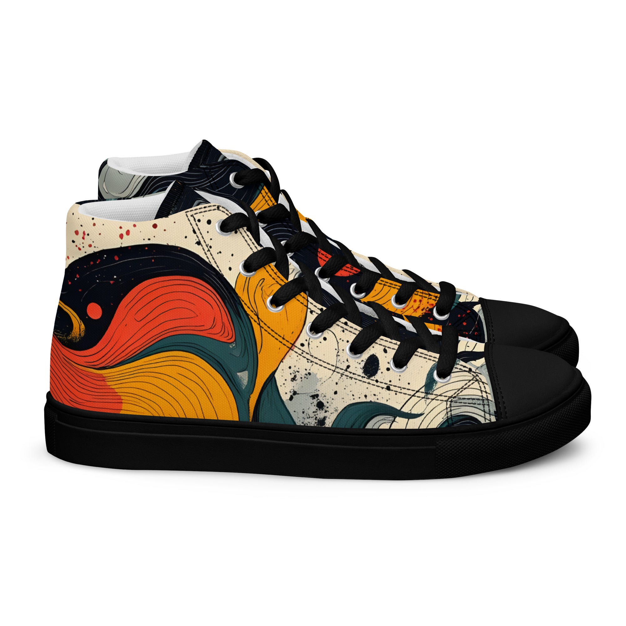 Women’s high top canvas shoes