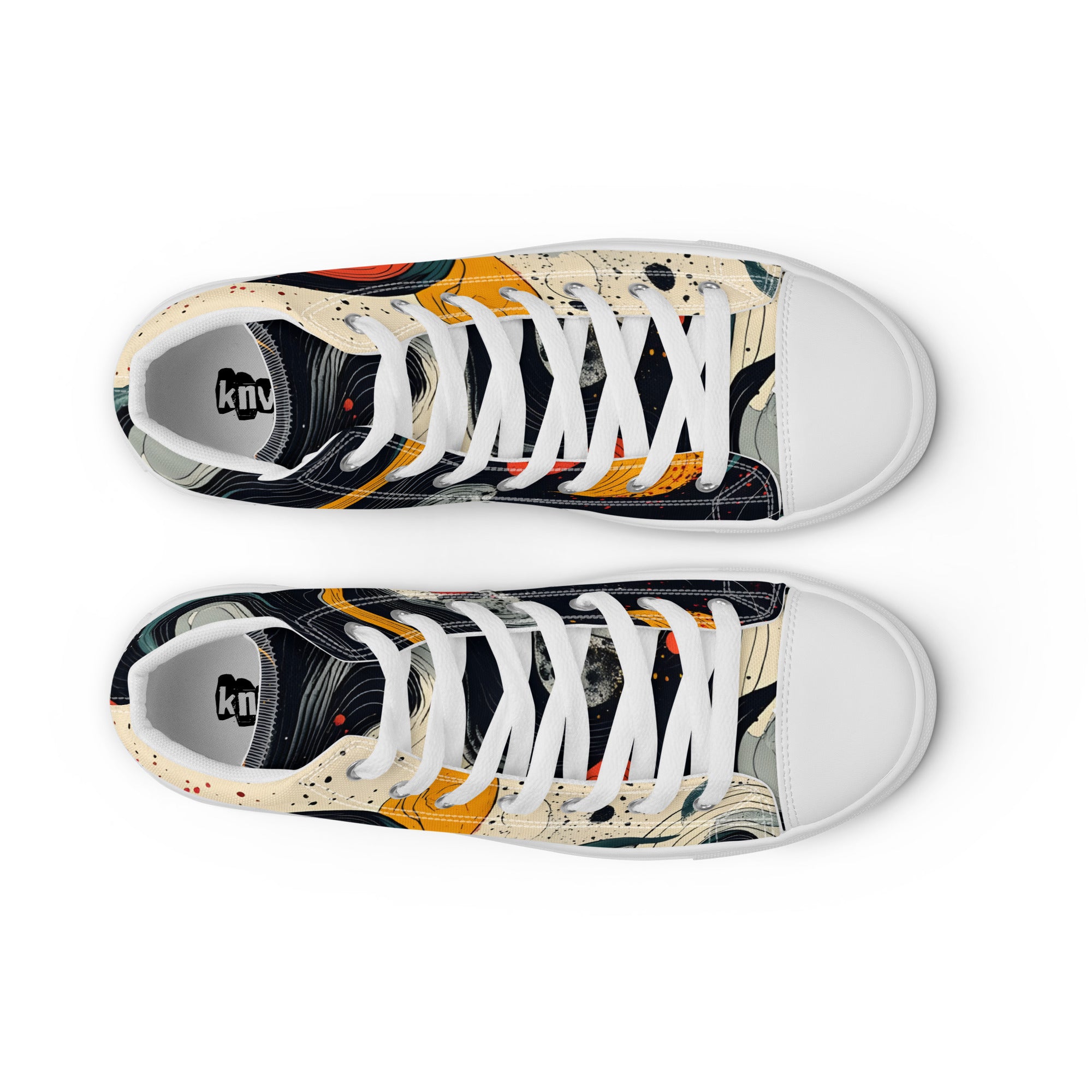 Women’s high top canvas shoes