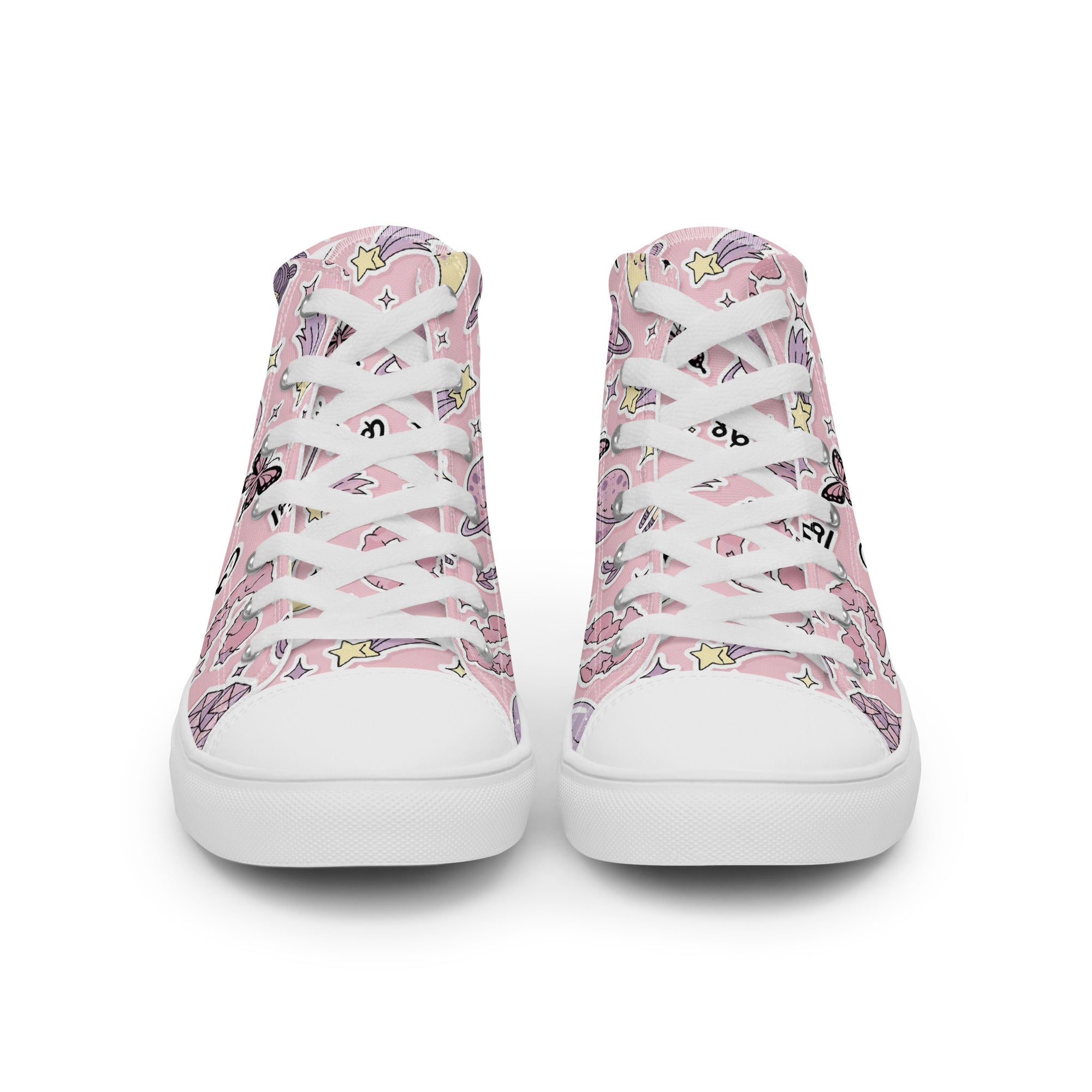 Women’s high top canvas shoes