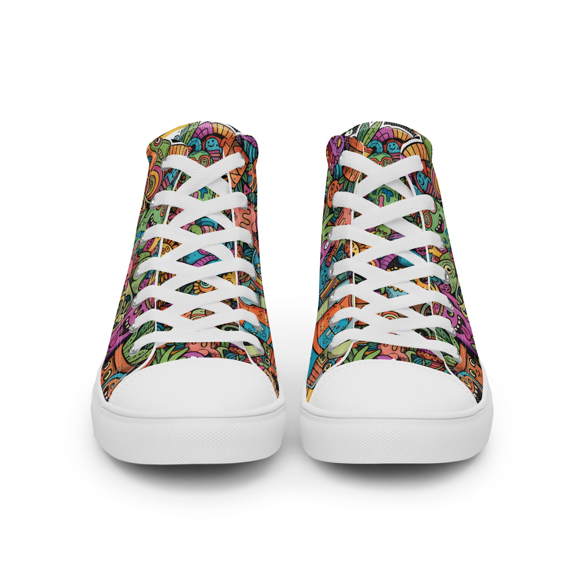 Women’s high top canvas shoes