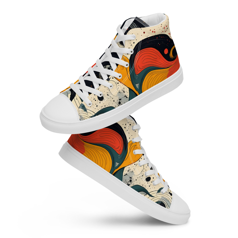 Women’s high top canvas shoes