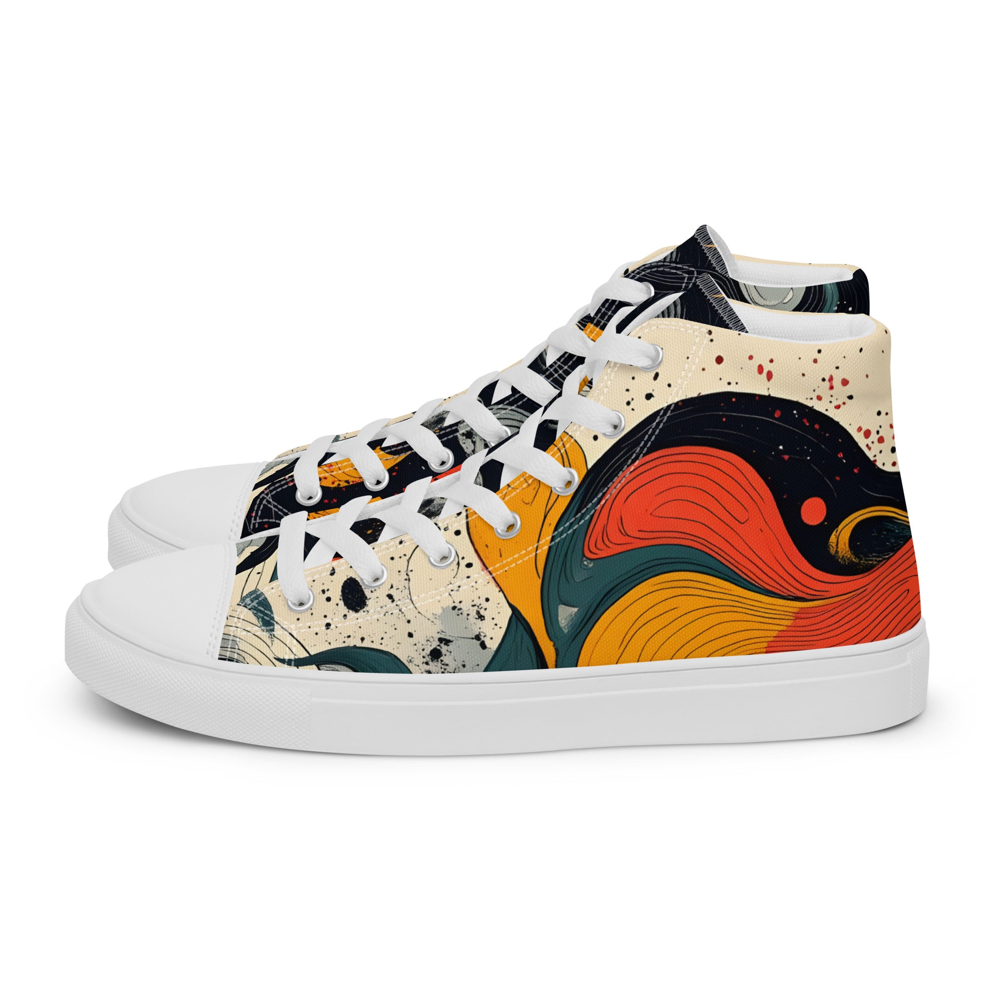 Women’s high top canvas shoes