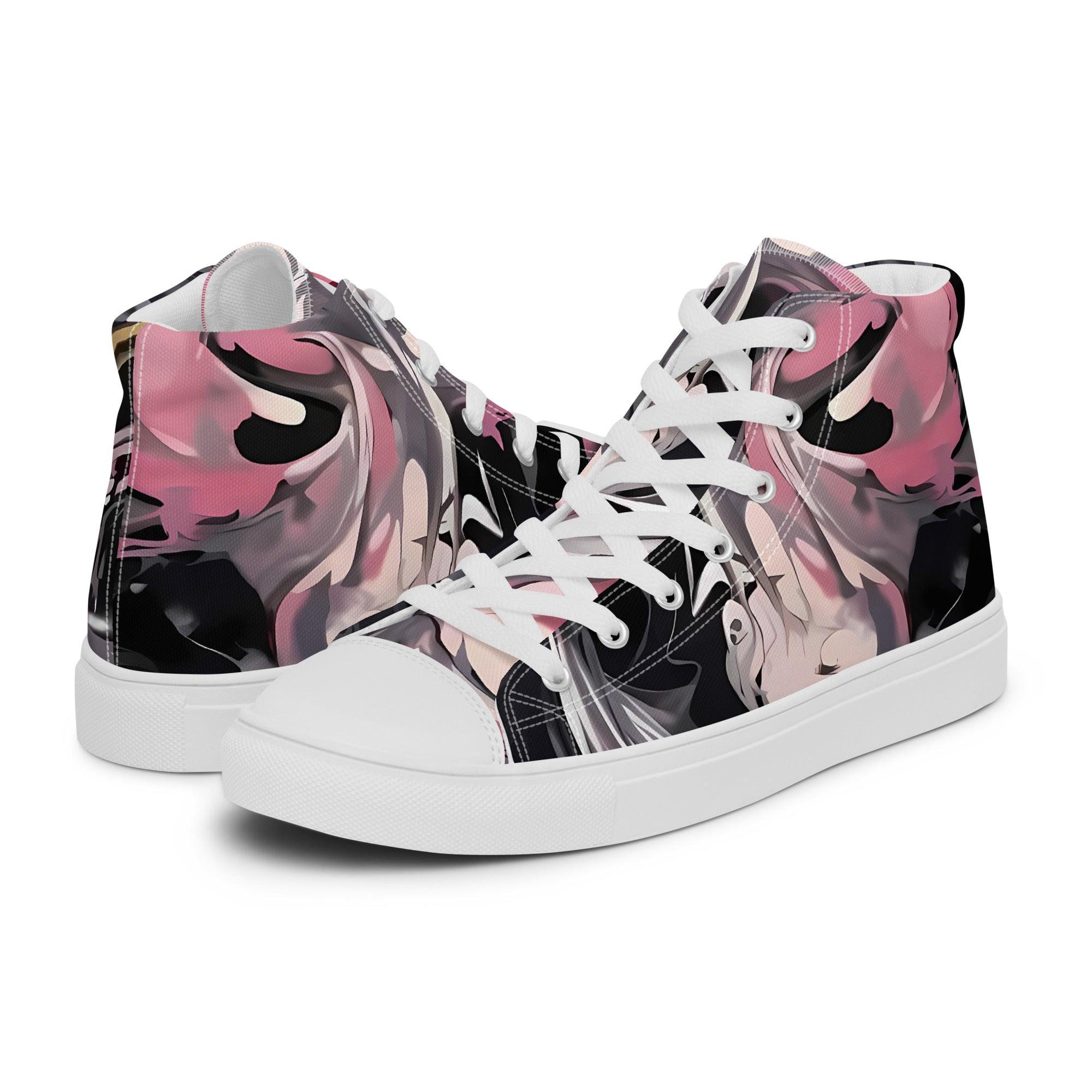Women’s high top canvas shoes