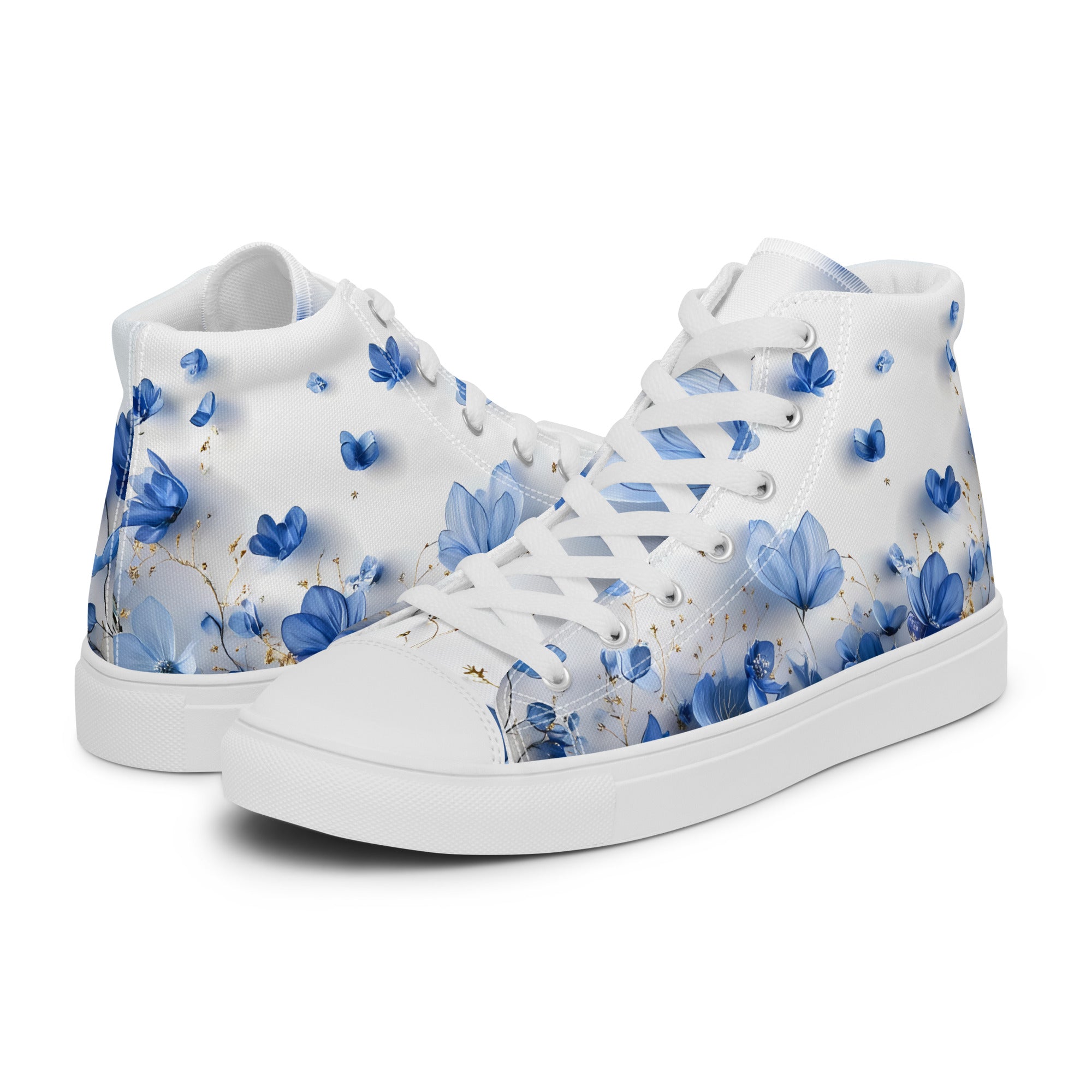 Women’s high top canvas shoes