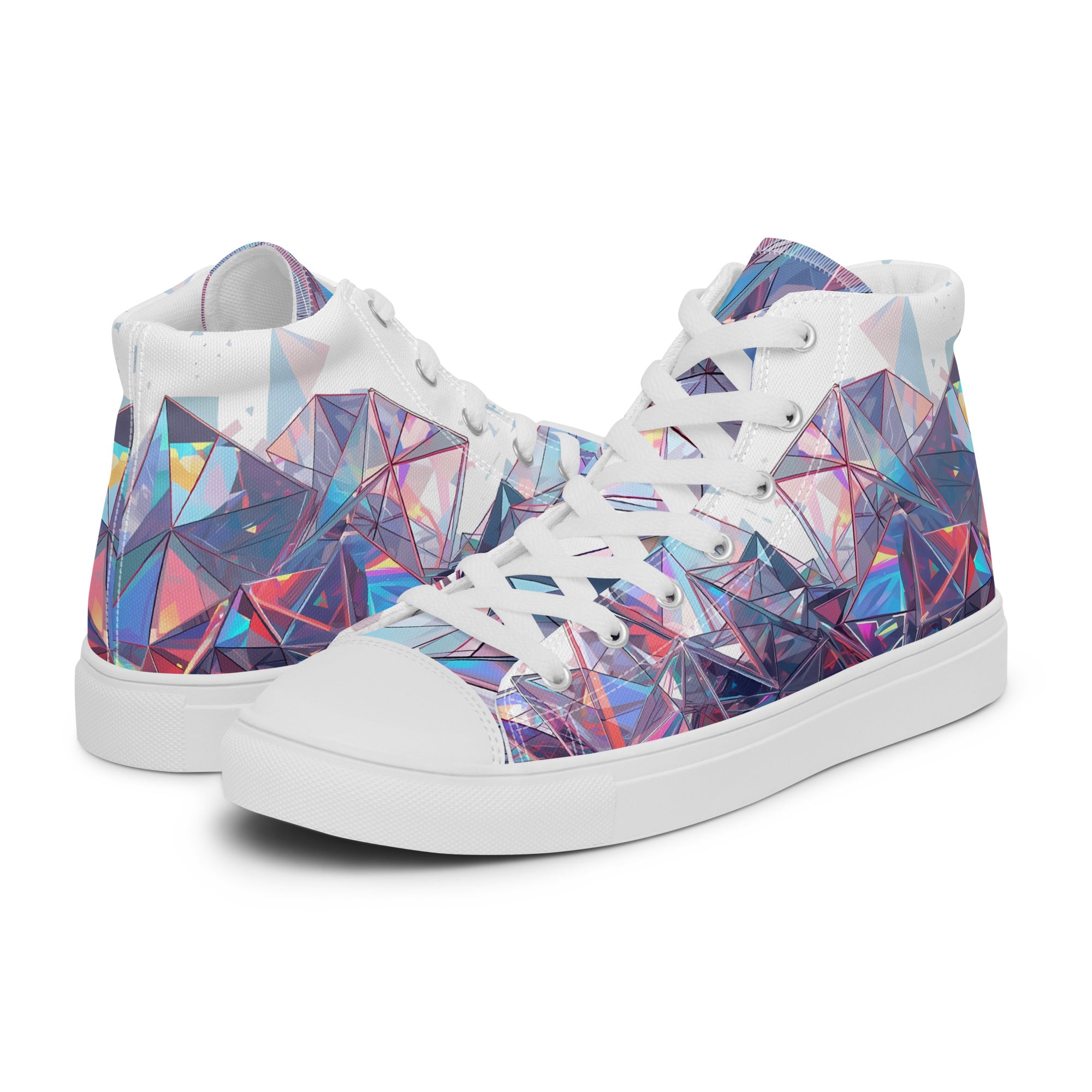 Women’s high top canvas shoes