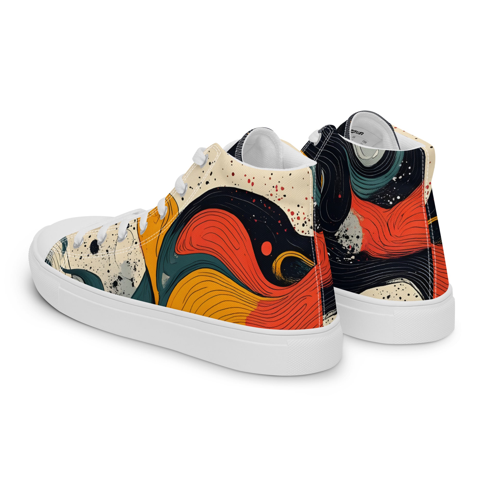 Women’s high top canvas shoes