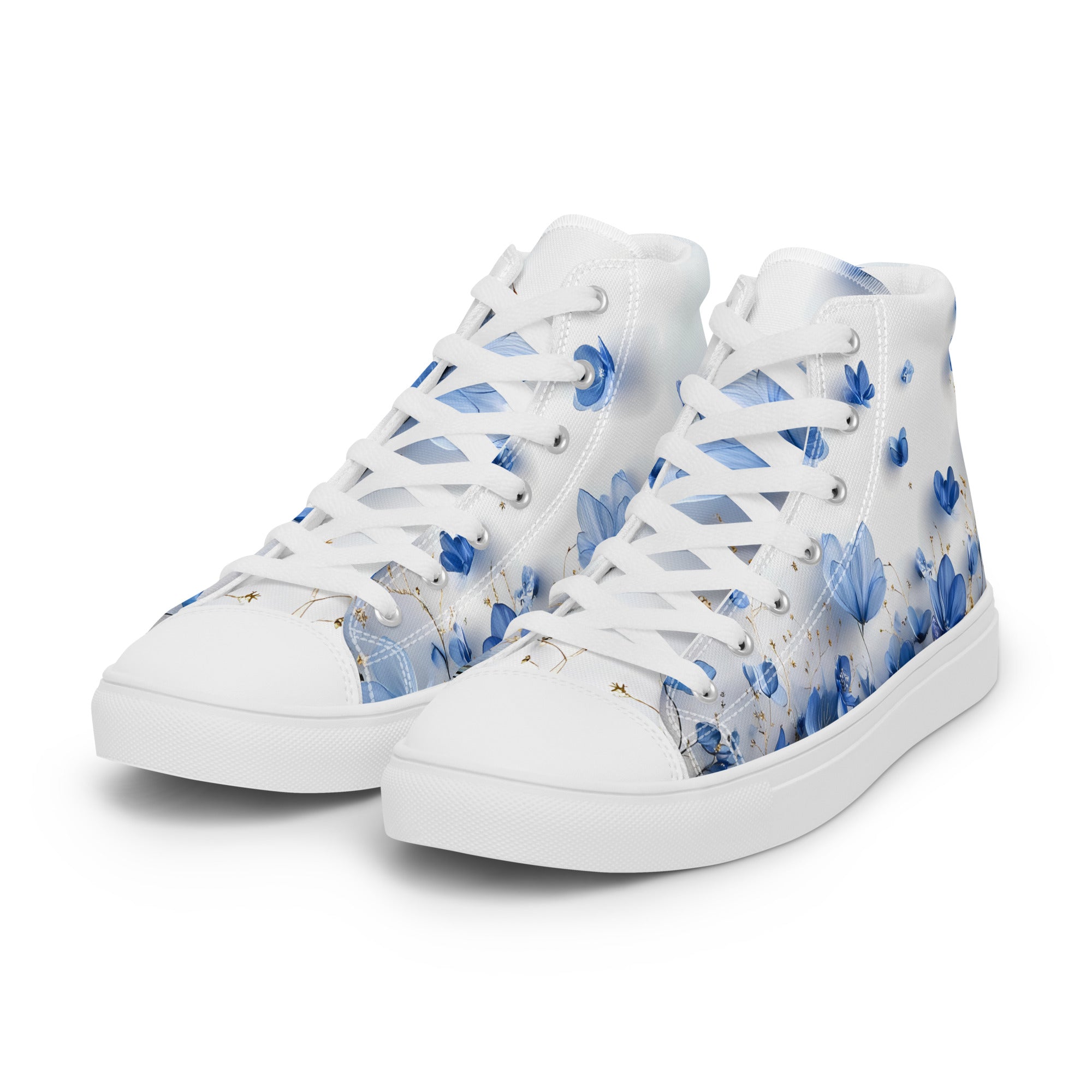 Women’s high top canvas shoes