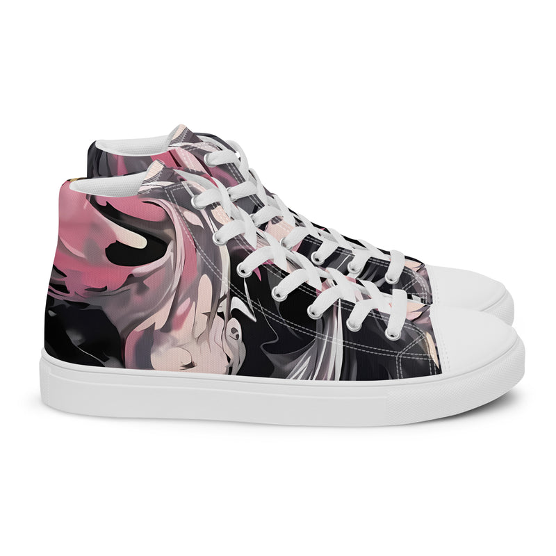 Women’s high top canvas shoes