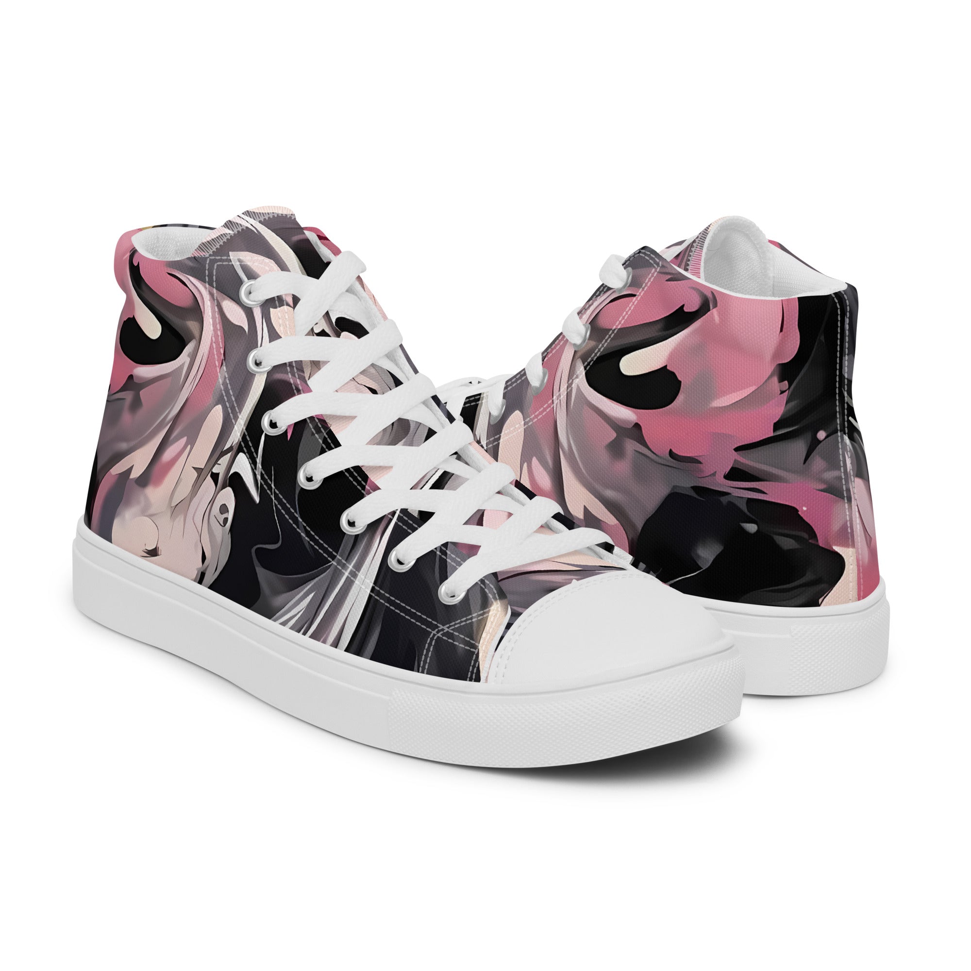 Women’s high top canvas shoes