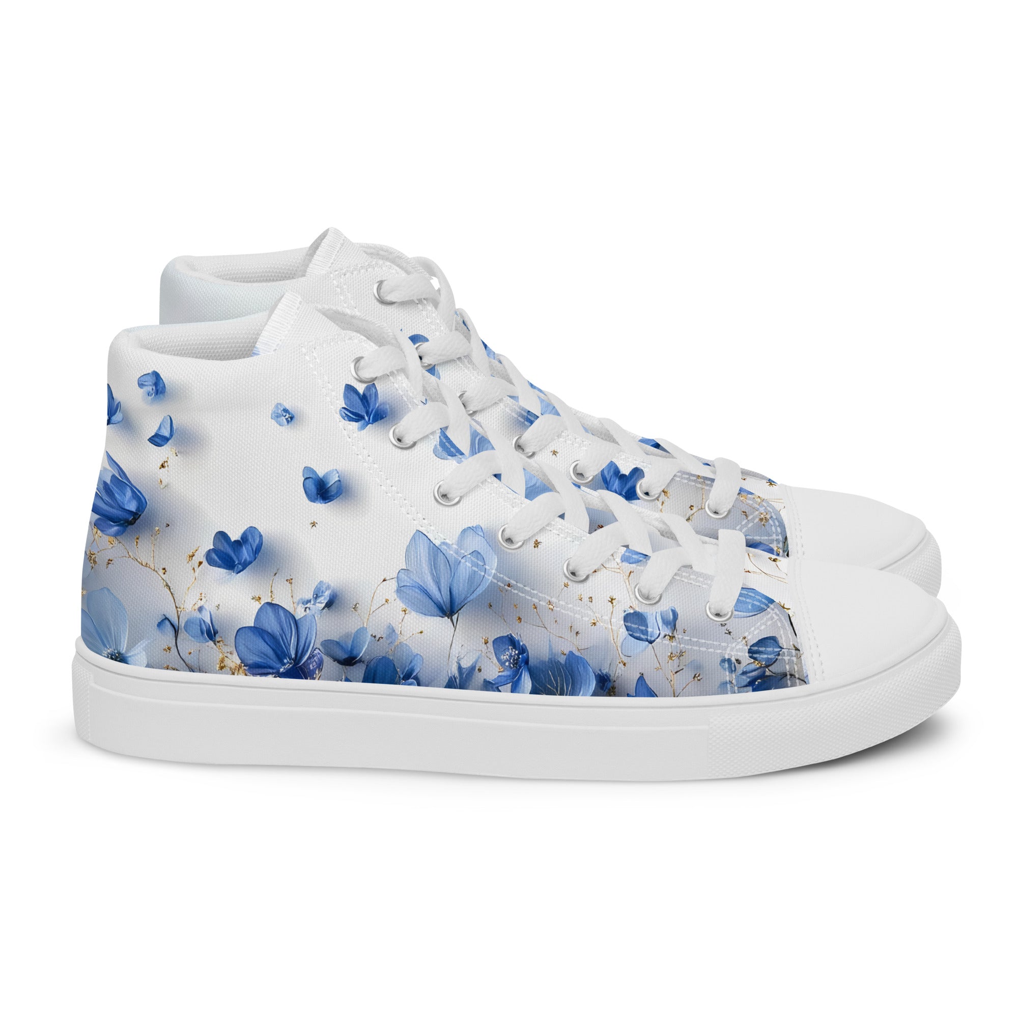 Women’s high top canvas shoes