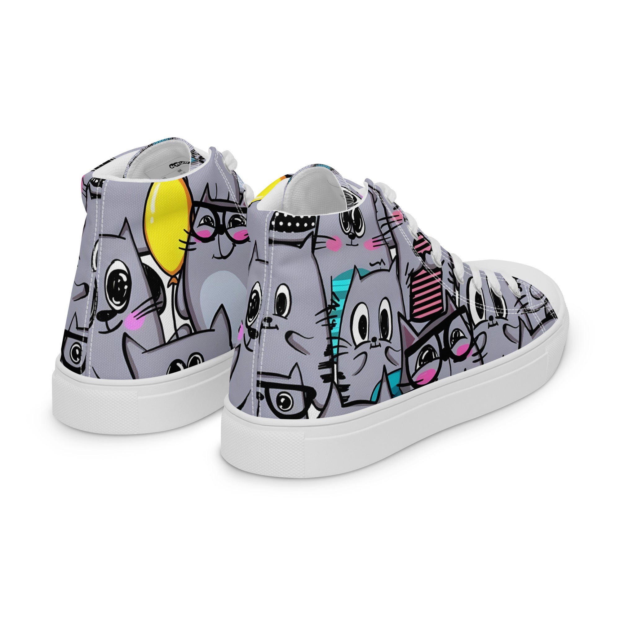 Women’s high top canvas shoes