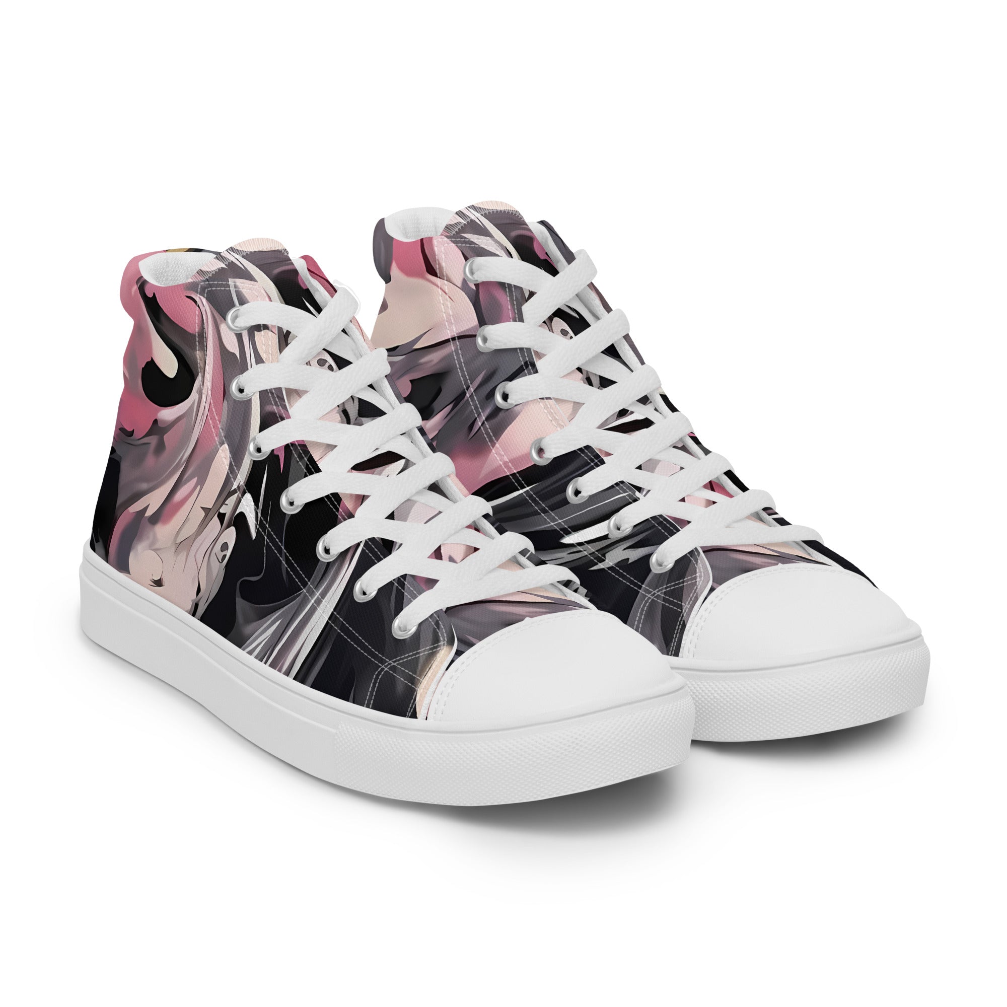 Women’s high top canvas shoes