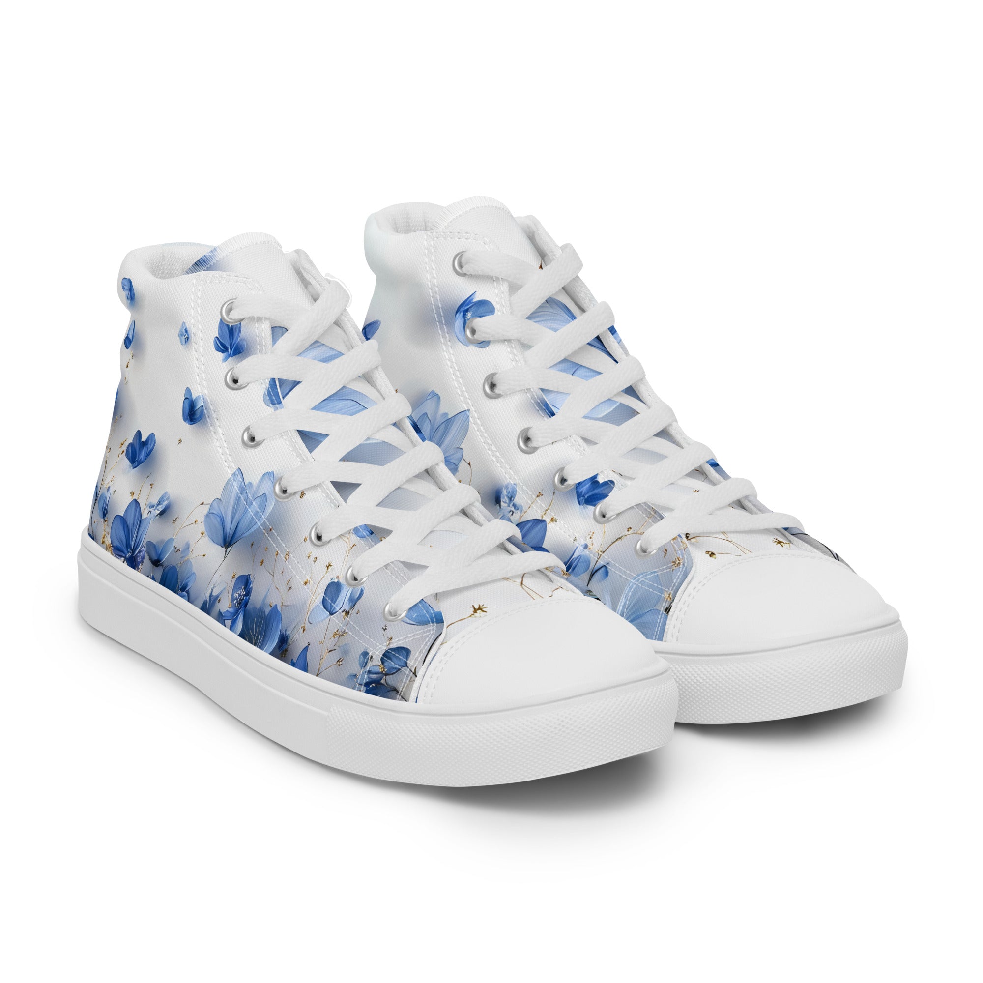 Women’s high top canvas shoes